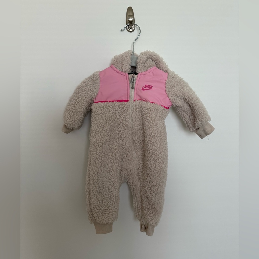 Nike Baby Girl Fleece Onesie — 3 Months